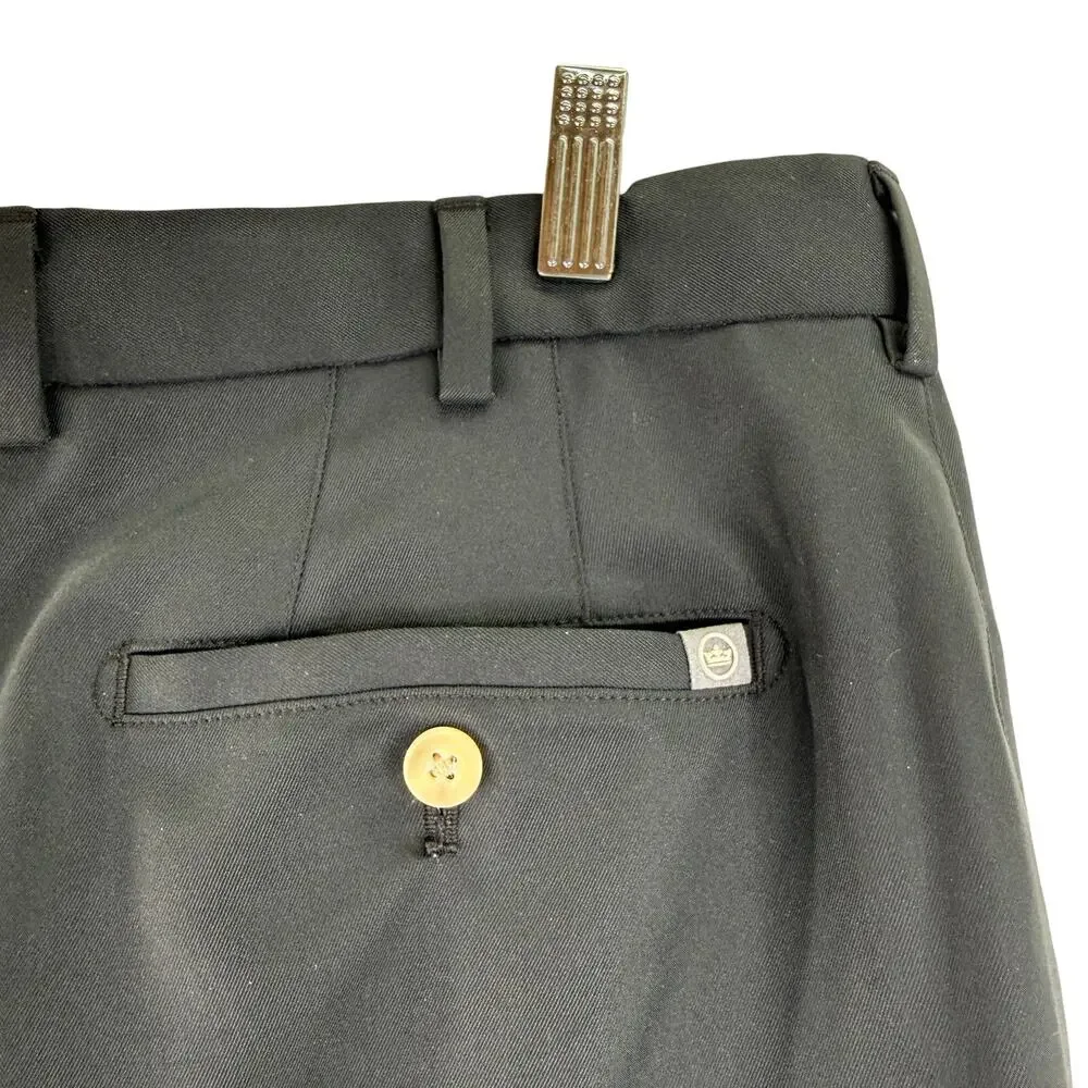 Peter Millar Black Front Flat Golf Men's Shorts Size 36